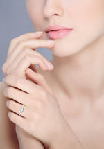 Load image into Gallery viewer, 2-Carat Lab Grown Solitaire Platinum Ring JL PT RS RD LG G 184-E
