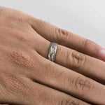 Load image into Gallery viewer, Plain Infinity Knot Platinum Love Bands SJ PTO 115 - Plain   Jewelove.US
