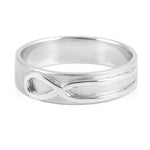 Load image into Gallery viewer, Plain Infinity Knot Platinum Love Bands SJ PTO 115 - Plain   Jewelove.US

