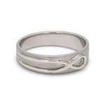 Load image into Gallery viewer, Plain Infinity Knot Platinum Love Bands SJ PTO 115 - Plain  Men-s-Ring-only Jewelove.US
