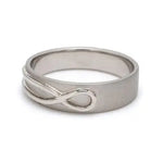 Load image into Gallery viewer, Plain Infinity Knot Platinum Love Bands SJ PTO 115 - Plain  Women-s-Ring-only Jewelove.US
