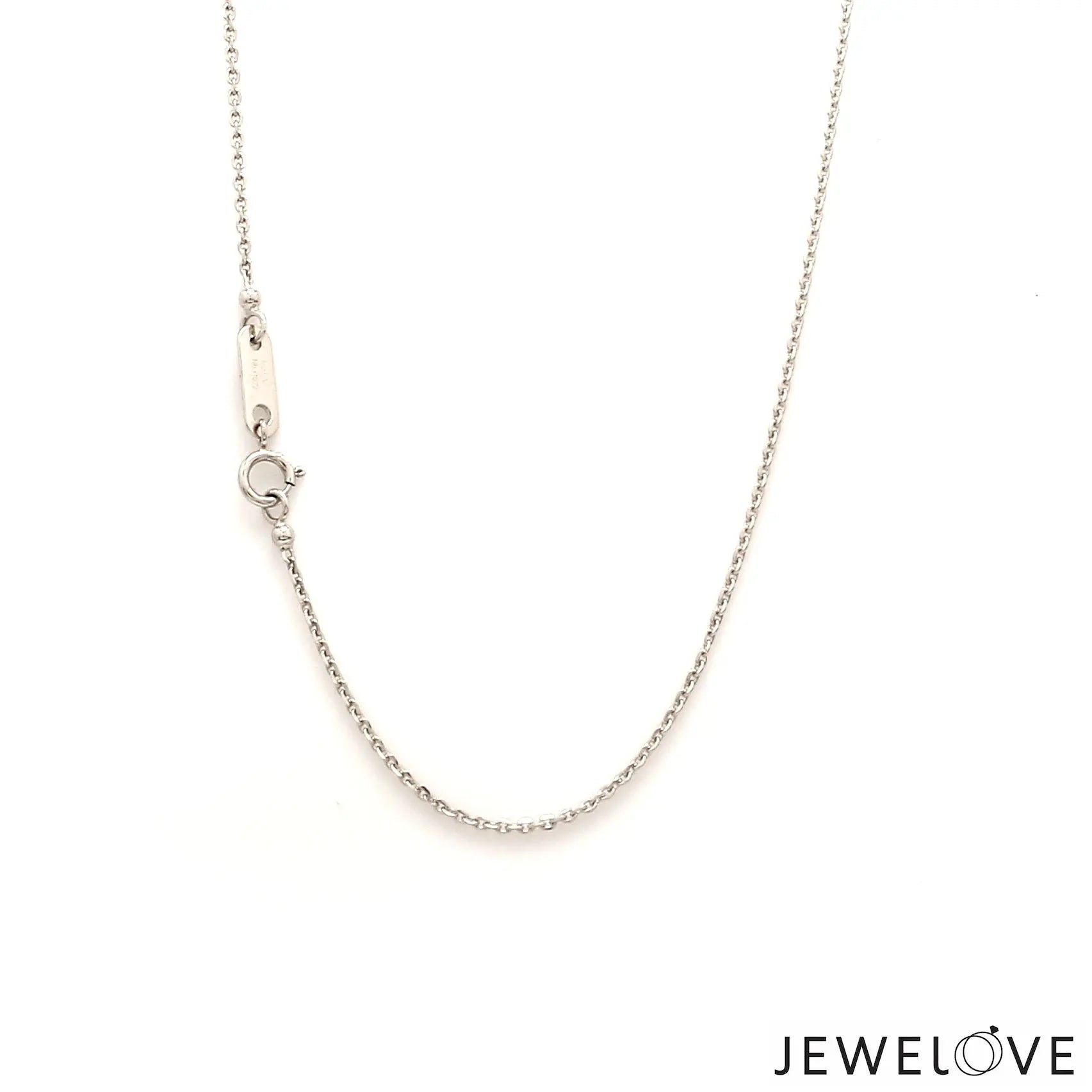 Plain Platinum Chain With Links JL PT 704   Jewelove