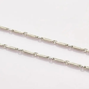 Plain Platinum Chain for Men JL PT CH 866   Jewelove.US