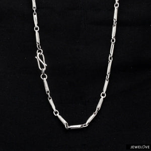 Plain Platinum Chain for Men JL PT CH 866   Jewelove.US