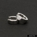 Load image into Gallery viewer, Plain Platinum Earring Bali for Men JL PT E 171   Jewelove.US
