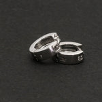 Load image into Gallery viewer, Plain Platinum Earring Bali for Men JL PT E 171   Jewelove.US
