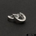 Load image into Gallery viewer, Plain Platinum Earring Bali for Men JL PT E 171   Jewelove.US
