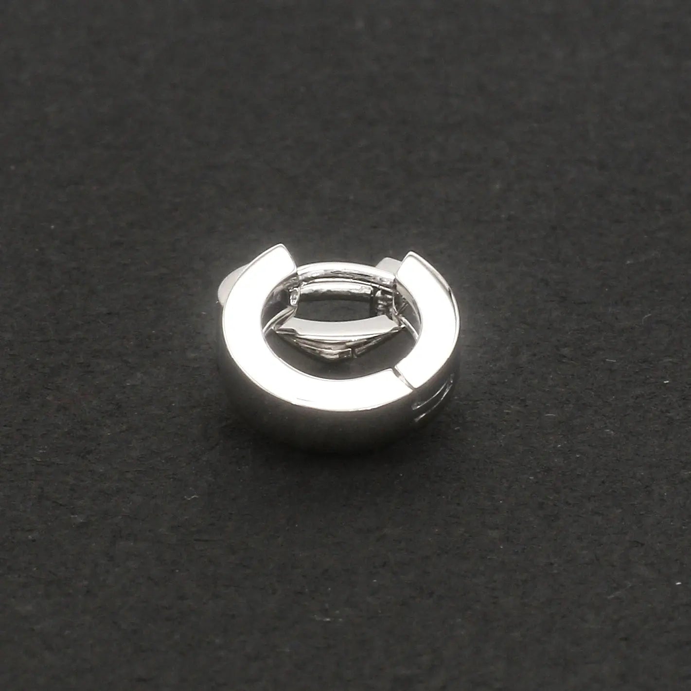 Plain Platinum Earring Bali for Men JL PT E 171   Jewelove.US