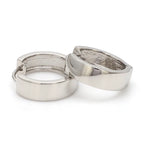 Load image into Gallery viewer, Plain Platinum Earring Bali for Men JL PT E 171   Jewelove.US
