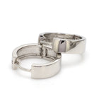 Load image into Gallery viewer, Plain Platinum Earring Bali for Men JL PT E 171   Jewelove.US

