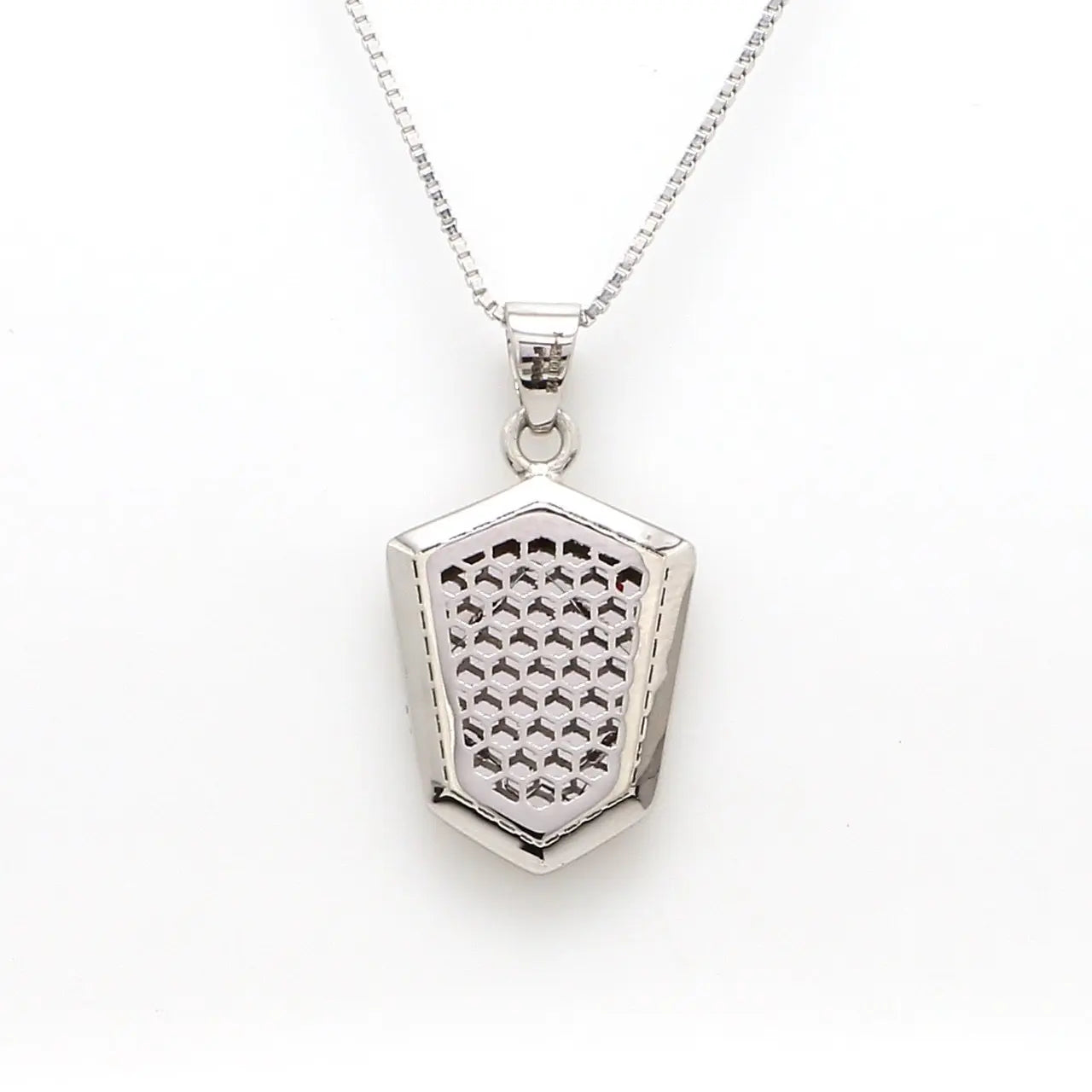 Plain Platinum Ganesha Pendant Two-sided JL PT GANESH   Jewelove.US