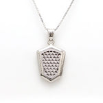 Load image into Gallery viewer, Plain Platinum Ganesha Pendant Two-sided JL PT GANESH   Jewelove.US
