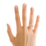 Load image into Gallery viewer, Plain Platinum Leaf Ring for Women JL PT 334   Jewelove.US
