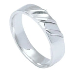 Load image into Gallery viewer, Plain Platinum Ring with 3 Wings for Men JL PT 496   Jewelove.US
