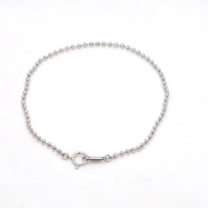 Platinum Bracelet with Diamond Cut Balls JL PTB 748   Jewelove.US