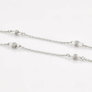 Platinum Chain with Designer Loops JL PT CH 801   Jewelove.US