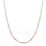 Load image into Gallery viewer, Platinum Chain with Rose Gold Polish JL PT CH 841   Jewelove.US
