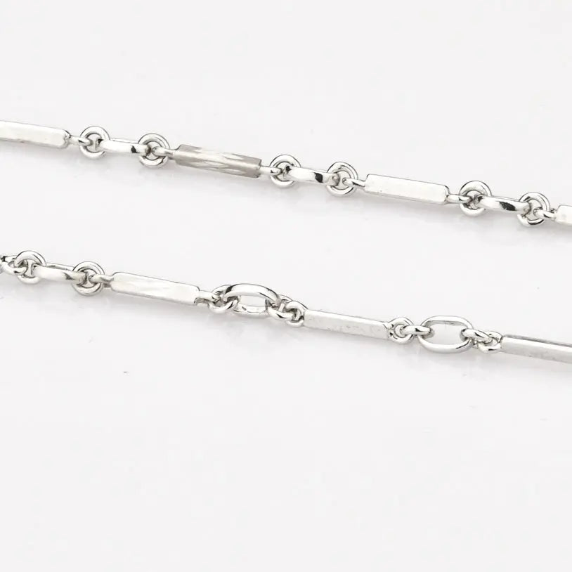 Platinum Chain with Round Loop JL PT CH 798   Jewelove.US