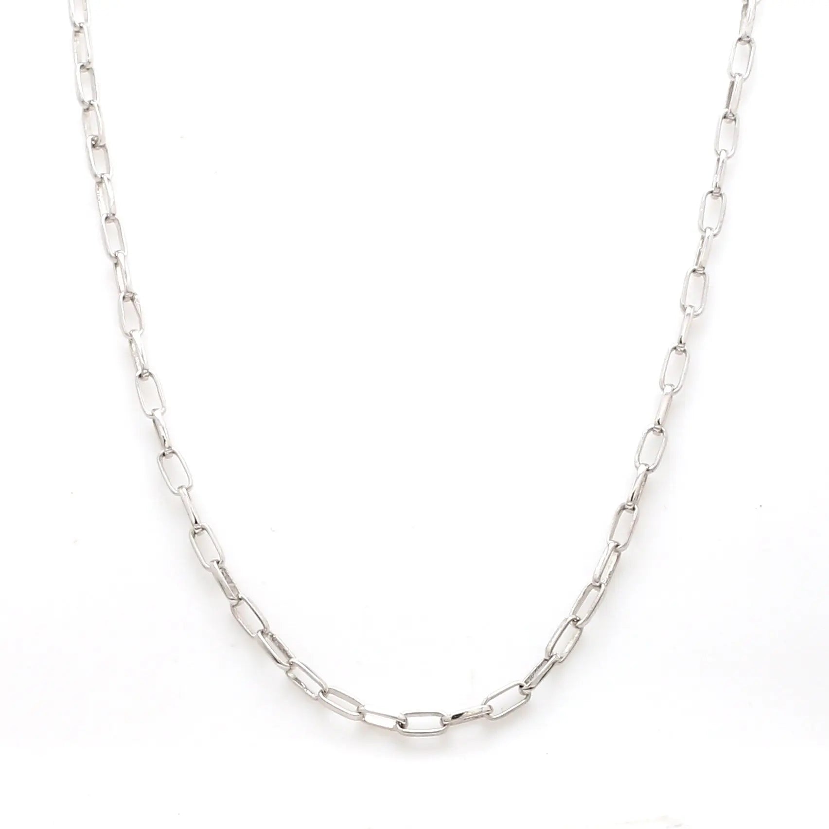 Platinum Chain with Simple Loops JL PT CH 806   Jewelove™