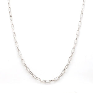 Platinum Chain with Simple Loops JL PT CH 806   Jewelove™