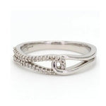Load image into Gallery viewer, Platinum Couple Rings with Curves JL PT 451  Women-s-Ring-only-VVS-GH Jewelove

