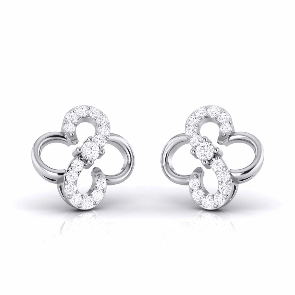 Platinum Diamond Earrings JL PT E MST 11   Jewelove.US