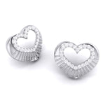 Load image into Gallery viewer, Platinum Diamond Heart Pendant Set JL PT P BT 37-E   Jewelove.US
