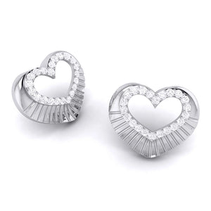 Platinum Diamond Heart Pendant Set JL PT P BT 37-E   Jewelove.US
