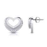 Load image into Gallery viewer, Platinum Diamond Heart Pendant Set JL PT P BT 37-E   Jewelove.US
