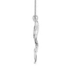 Load image into Gallery viewer, Platinum Double Heart Pendant with Diamonds JL PT P 8078   Jewelove.US
