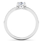 Load image into Gallery viewer, Platinum Double Shank Diamond Solitaire Ring JL PT 7002   Jewelove.US
