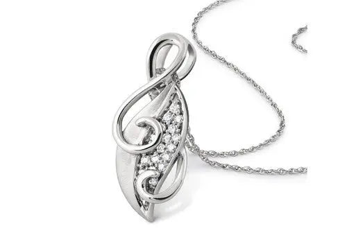Platinum Earrings Designed as Leaves Pendant Set SJ PTO E 108  Pendant-only Jewelove.US