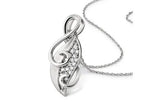 Load image into Gallery viewer, Platinum Earrings Designed as Leaves Pendant Set SJ PTO E 108  Pendant-only Jewelove.US
