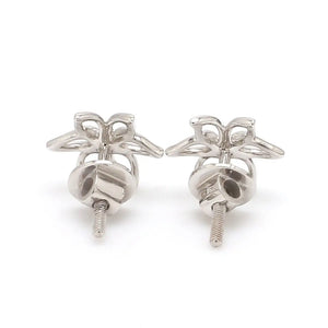 Platinum Earrings for Kids Flower Design JL PT E 164   Jewelove™