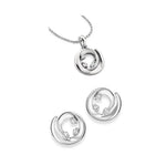 Load image into Gallery viewer, Platinum Earrings, The Circle of Life JL PT E 114   Jewelove.US
