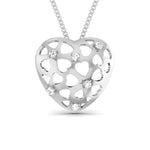 Load image into Gallery viewer, Platinum Heart Pendant with Diamonds JL PT P 8184  GH-VVS Jewelove.US
