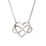 Load image into Gallery viewer, Platinum Infinity Heart Pendant with Diamonds JL PT P 170   Jewelove.US
