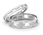 Load image into Gallery viewer, Platinum Love Bands - Love Links JL PT 118   Jewelove
