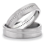Load image into Gallery viewer, Platinum Love Bands with Neo Full Eternity JL PT 105   Jewelove
