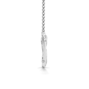 Platinum Love Pendant with Diamonds JL PT P 169   Jewelove.US