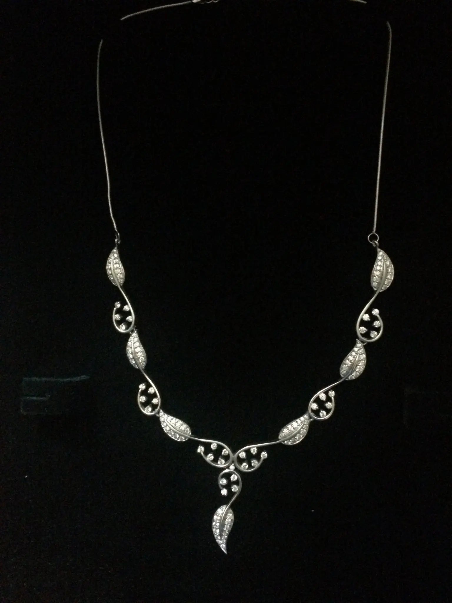Platinum Necklace with Diamonds JL PT N32   Jewelove