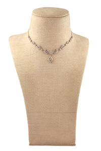 Platinum Necklace with Diamonds JL PT N35   Jewelove
