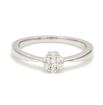 Load image into Gallery viewer, Platinum Ring with Seven Diamonds for Women JL PT 305   Jewelove.US
