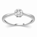 Load image into Gallery viewer, Platinum Ring with Seven Diamonds for Women JL PT 305  GH-VVS Jewelove.US
