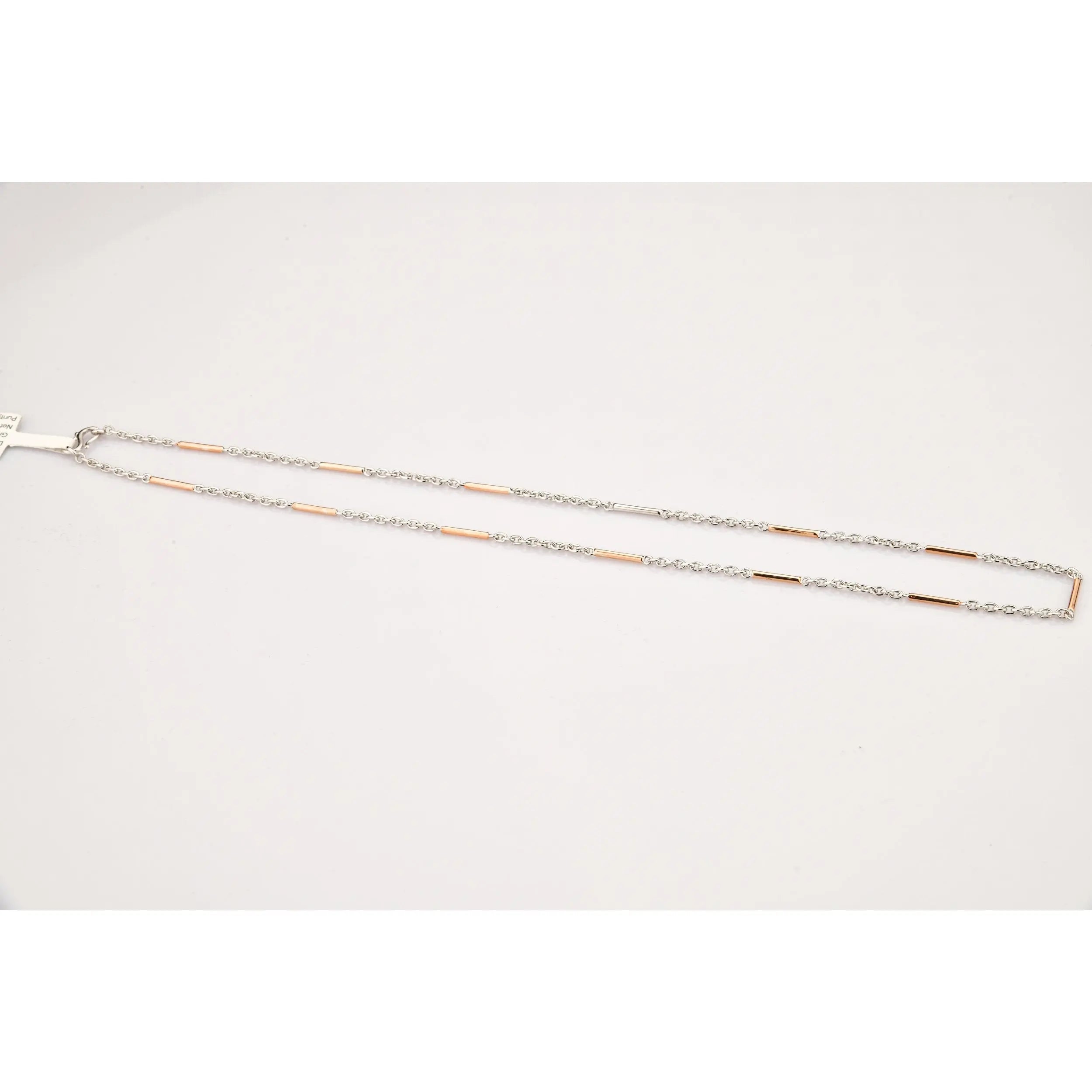 Platinum Rose Gold Chain JL PT CH 807   Jewelove.US