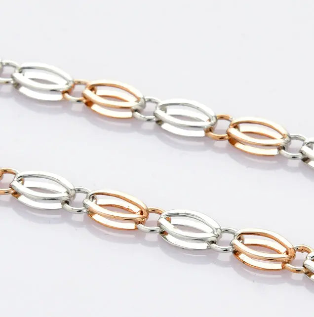 Platinum Rose Gold Chain JL PT CH 896   Jewelove.US