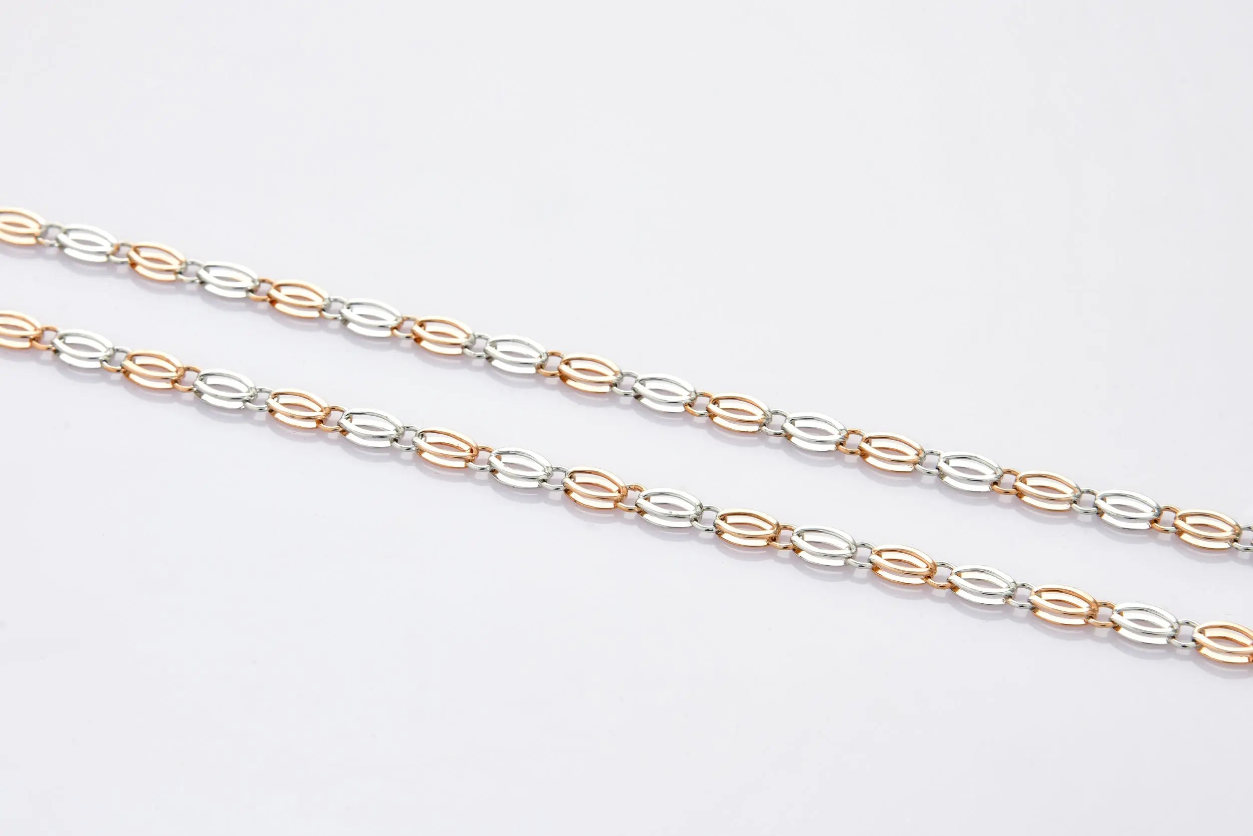 Platinum Rose Gold Chain JL PT CH 896   Jewelove.US