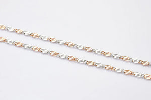 Platinum Rose Gold Chain JL PT CH 896   Jewelove.US