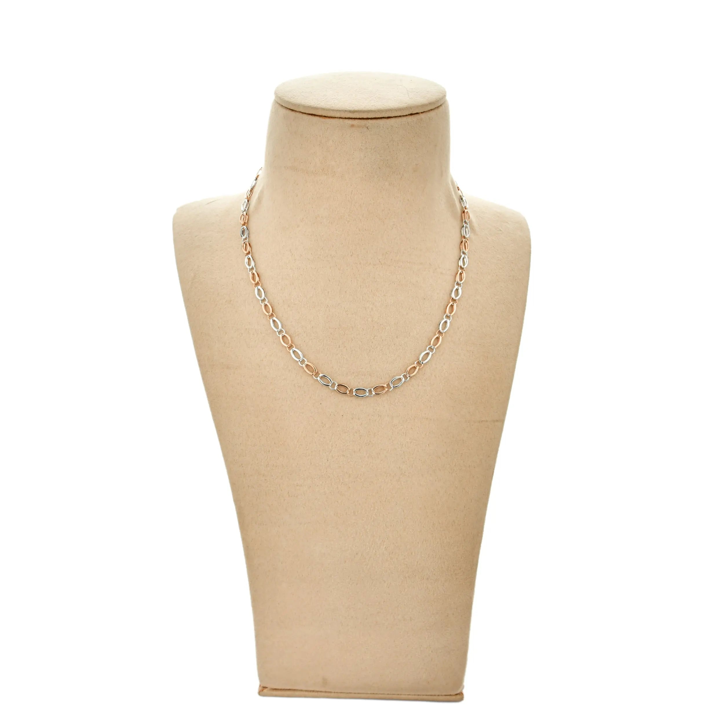 Platinum Rose Gold Chain JL PT CH 896   Jewelove.US