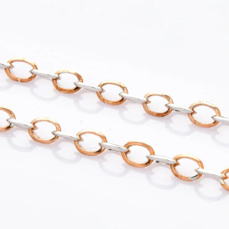 Platinum Rose Gold Chain JL PT CH 898   Jewelove.US